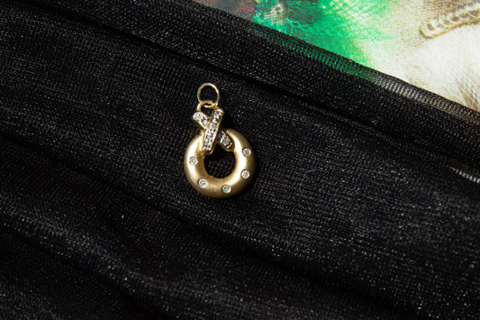 14k XO Charm