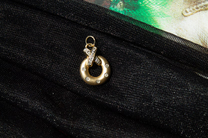14k XO Charm