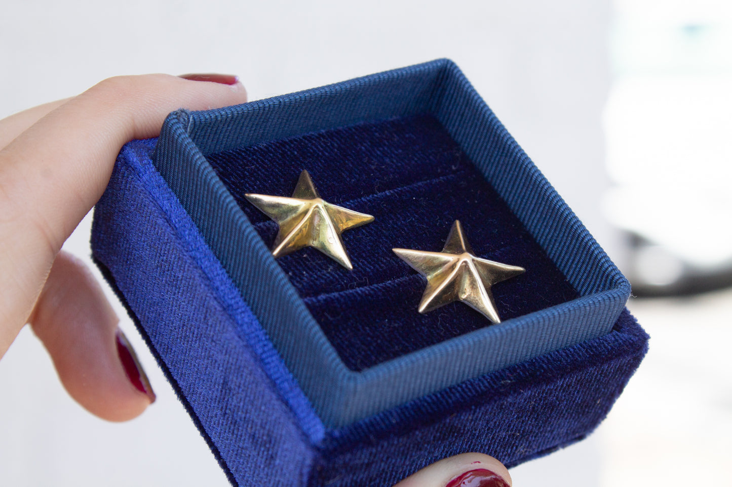 14k Star Earrings