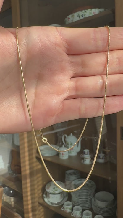 18k snake chain, 20.25", 1.2mm-Chain E