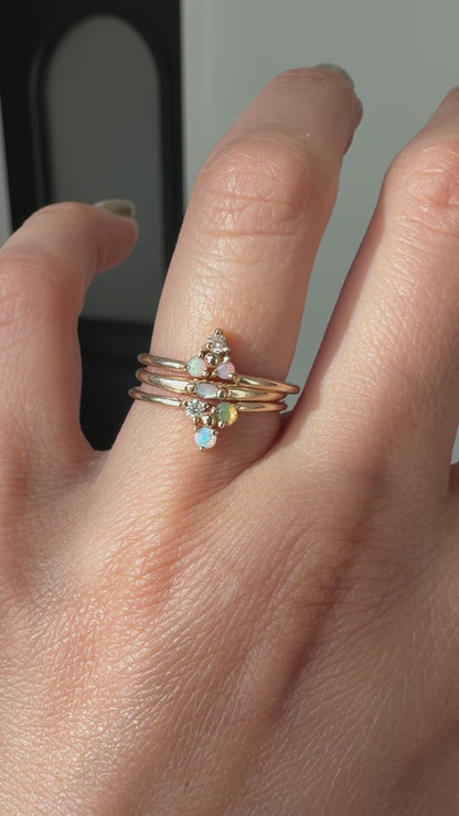 14k Stacker Rings, Various Sizes